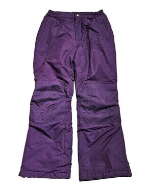 Lands End Kids Purple Grow A Longs Waterproof Insulated Ski Snow Pants Size 8